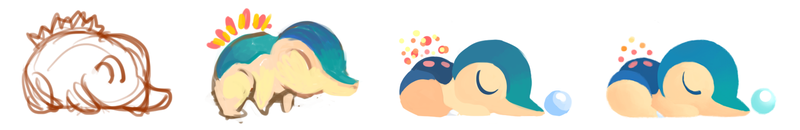 Illustration for article titled Cutie Cyndaquil! Pokemon One a Day, Series 2!